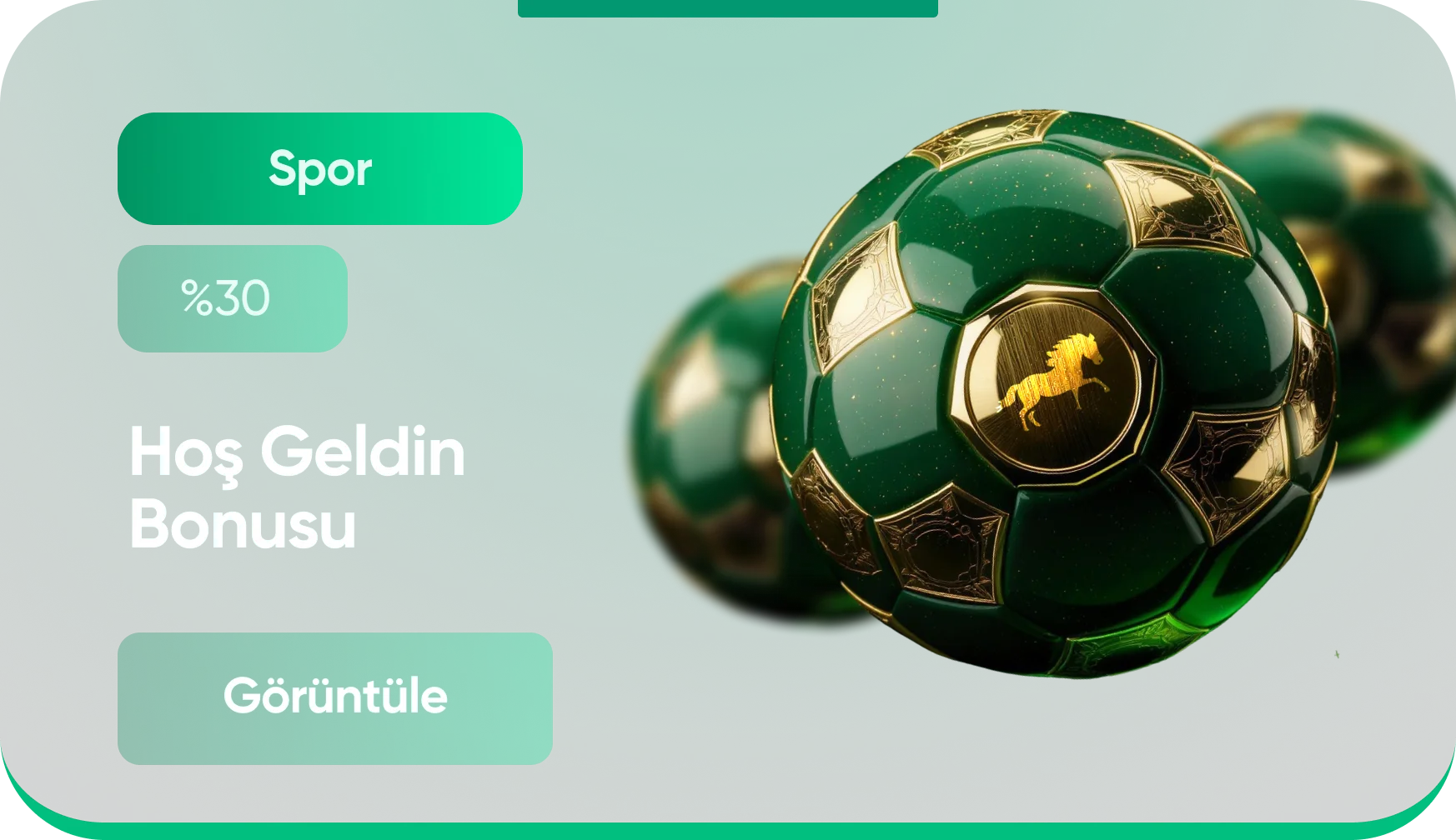 %30 Spor Hoşgeldin Bonusu